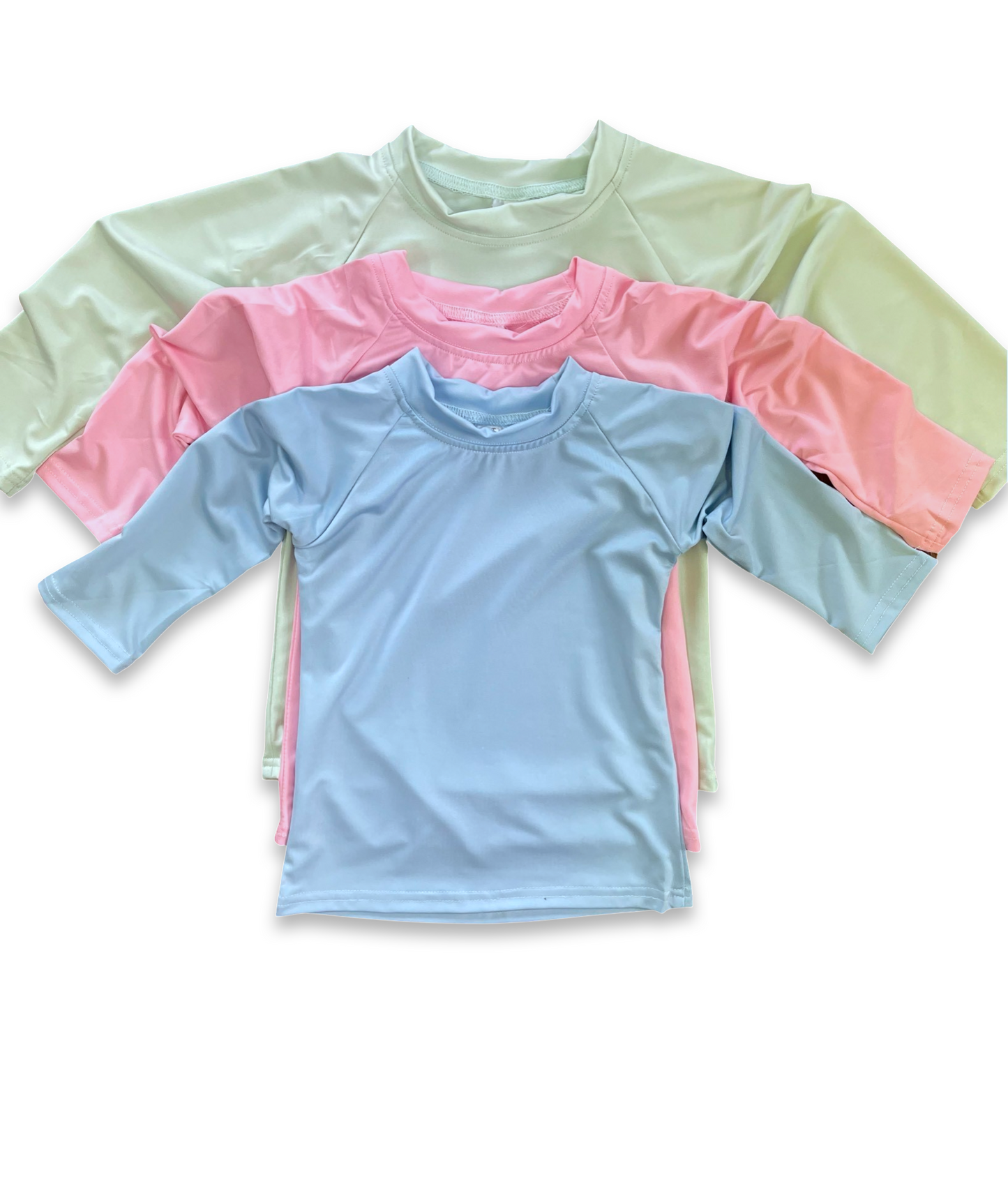 Long Sleeve Rash Guard - Light Blue