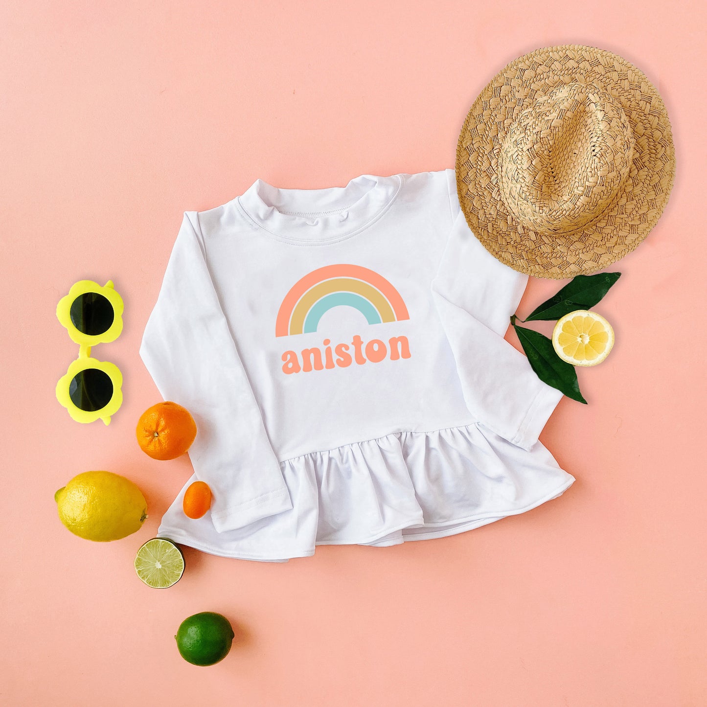 Long Sleeve Ruffle Rash guard